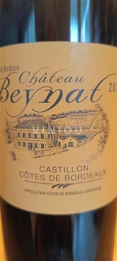 Burdeos Côtes-de-Bordeaux Château Beynat 2020