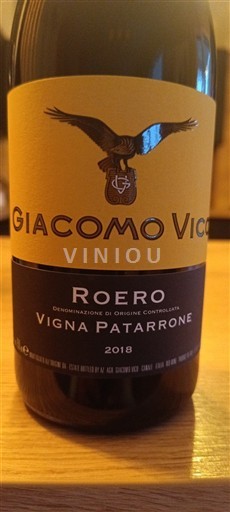 Piemonte Roero Giacomo Vico Vigna Patarrone 2018