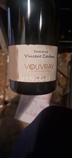 Loire Valley Vouvray Domaine Vincent Carême 2020