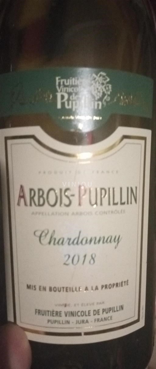 Jura Arbois Fruitière Vinicole de Pupillin Chardonnay 2018