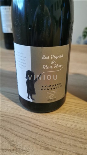 Vin Rouge sec Les Vignes de Mon Père Domaine Fontavin 2023 France Vallée du Rhône Côtes-du-rhône AOC bio