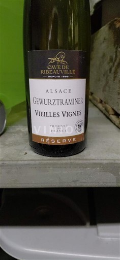 Alsace Cave de Ribeauvillé Gewurztraminer Vieilles Vignes Réserve Không niên vụ