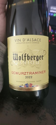 Ельзас Wolfberger Gewurztraminer 2022