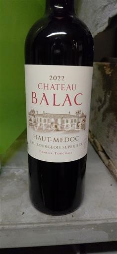 Bordeaux Haut-Médoc Cru Bourgeois Supérieur Château Balac 2022