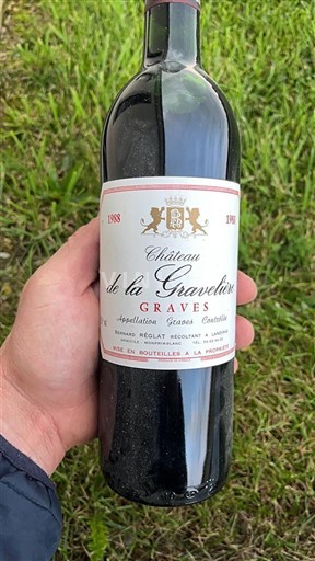 Bordeaux Graves Château La Gravelette 1988