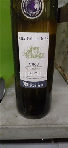 Loiretal Anjou Château Tigné Vallières 2017