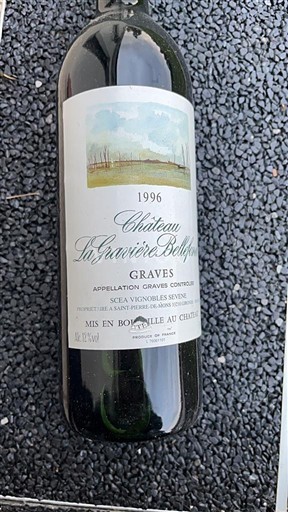Bordeaux Graves Château La Gravette Bellevue 1996