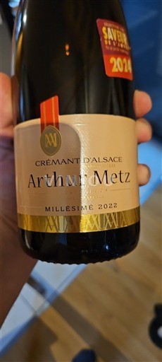 Alsace Crémant d'Alsace Arthur Metz 2022