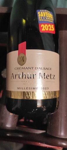 Alsace Crémant d'Alsace Arthur Metz 2022