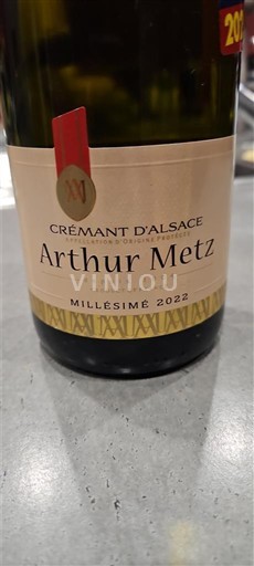Alzacija Crémant d'Alsace Arthur Metz 2022