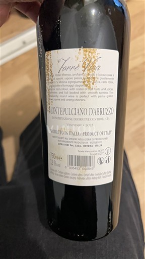 Abruzzo Wines Montepulciano d'Abruzzo Torre Zilia 2021