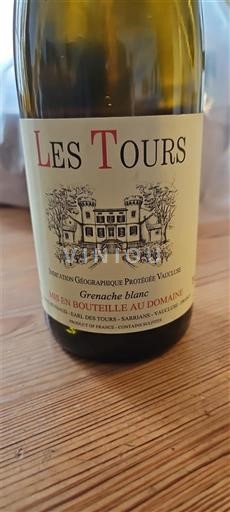 Provence, Ala-Rhônen laakso, Korsika Vaucluse Les Tours Grenache blanc 2021