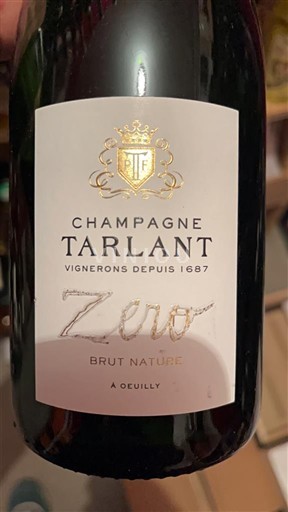 Champaña Champán Tarlant Zero Sin añada