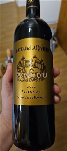 Bordeaux Fronsac Château La Rivière 2022
