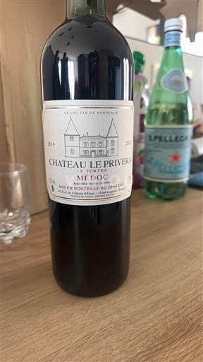 Bordeaux Médoc Château Le Privéra 2015