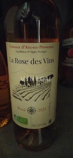 Provence Coteaux d'Aix-en-Provence La Rose des Vins 2021