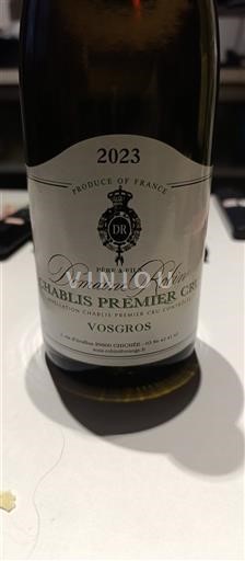 Bourgogne Chablis Premier Cru Domaine Robin Vosgros 2023