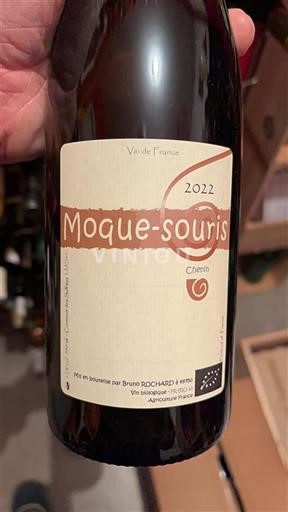 Vin Blanc sec Moque-souris Bruno Rochard 2022 France Vallée de la Loire AOC bio