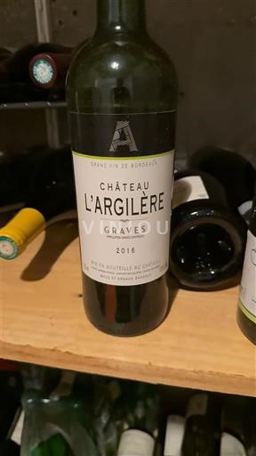 Bordeaux Graves Château L'Argilère 2016
