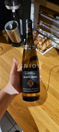Alsácia Gewurztraminer Vendanges Tardives Dopff & Irion 2015