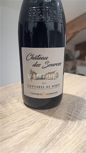 Valle del Rodano Costières di Nîmes Château Des Sources 2016