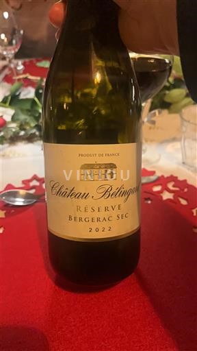 Tây Nam Bergerac Château Bélingard Réserve 2022