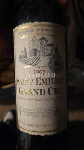 Bordeaux Saint-Émilion Grand Cru SAINT EMILION 2007
