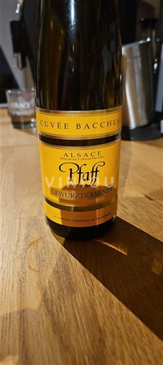 Alsace Gewurztraminer Pfaff Bacchus 2020