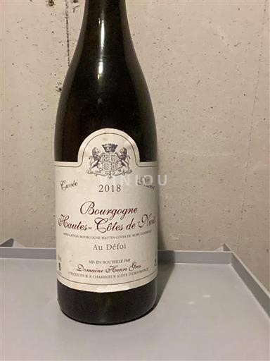 Bourgondië Hautes Côtes de Nuits Domaine Henry Gros Au Défois 2018