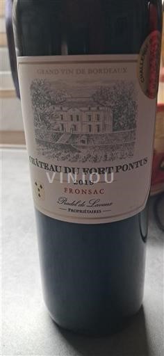 Bordeaux Fronsac Château Fort Pontus 2019