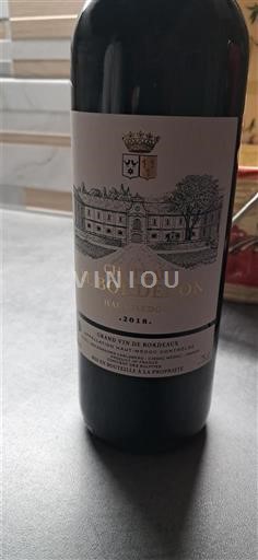 Bordeaux Médoc Château Le Bourdieu 2018