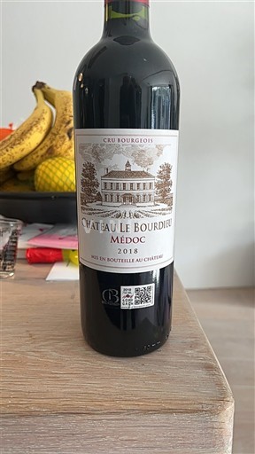 Bordeaux Médoc Château Le Bourdieu 2018