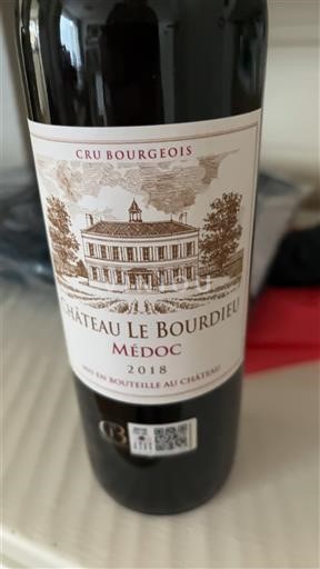 Bordeaux Médoc Château Le Bourdieu 2018
