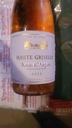 Loiren laakso Rosé d’Anjou Haute Griselle 2022
