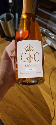 Vin Effervescent Rosé brut La favorite Domaine National de Chambord Non millésimé France Vallée de la Loire AOC
