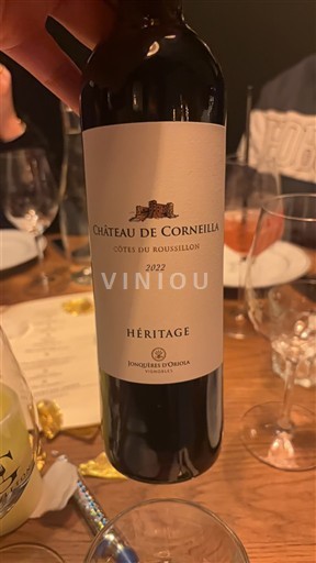 Roussillon Côtes du Roussillon Château de Corneilla Héritage 2022