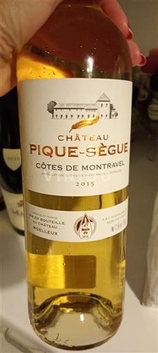 Zuidwest-Frankrijk Côtes-de-montravel Château Pique-Sègue 2015