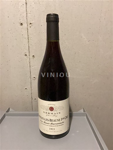Burgund Savigny-lès-Beaune Premier Cru Domaine Germain Père et Fils Les Hauts Marconnets 2021