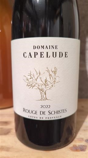 Provansa Côtes-de-Provence Capelude - Rouge de Schistes 2022
