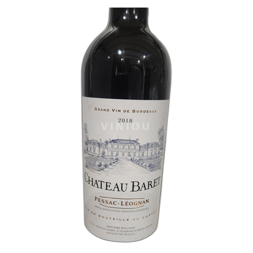 Bordeaux Pessac-Léognan Chateau Baret 2018
