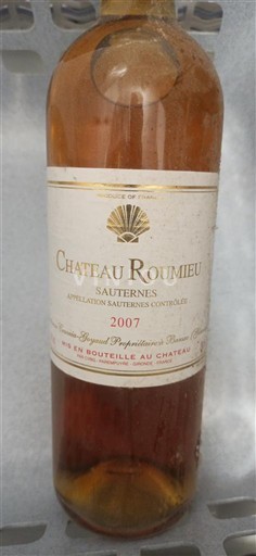Bordeaux Sauternes Château Roumieu 2007