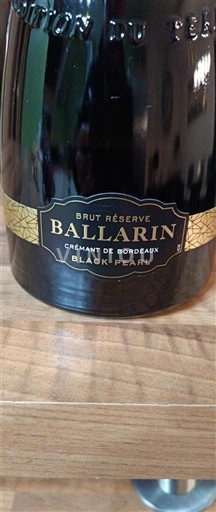 Bordeaux Crémant de Bordeaux Ballarin Black Pearl Ohne Jahrgang