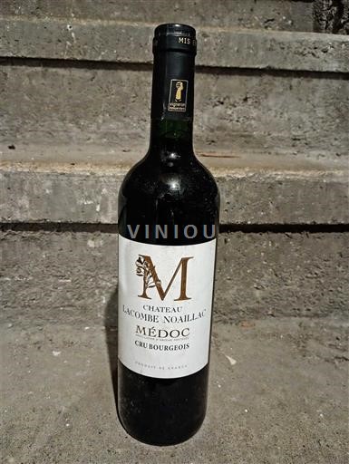 Bordeaux Médoc Cru Bourgeois Château Lacombe Noaillac Ei vuosikertaa