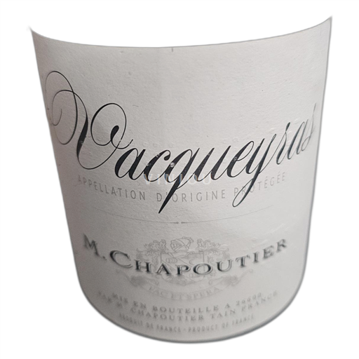 Rhône Valley Vacqueyras M. Chapoutier 2020