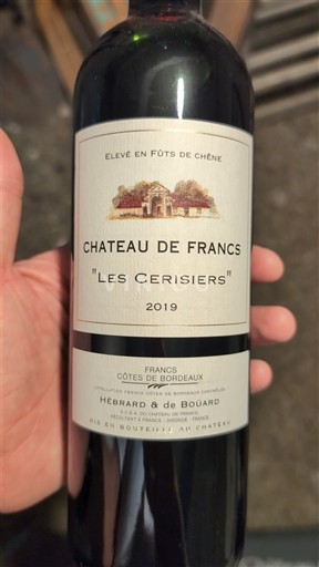 Bordeaux Määrittelemätön Château Francs Les Cerisiers 2019