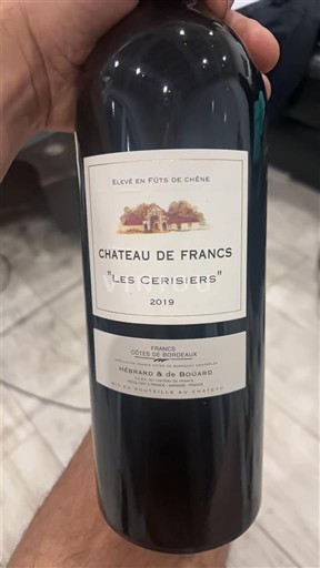Bordeaux Not Specified Château Francs Les Cerisiers 2019