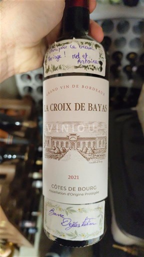 Bordeaux Côtes-de-bourg La Croix de Bayas 2021