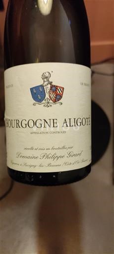 Bourgondië Bourgogne Aligoté Domaine Philippe Girard 2002