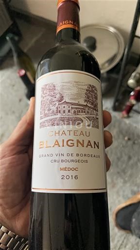 Bordeaux Médoc Cru Bourgeois Château Blaignan 2016