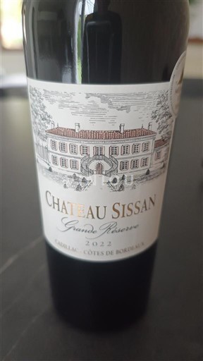 Bordeaux Cadillac-Côtes-de-Bordeaux Château Sissan Grande Réserve 2022